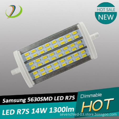 118mm 14w r7s led lamp replace halogen lamp 200w r7s led bulb